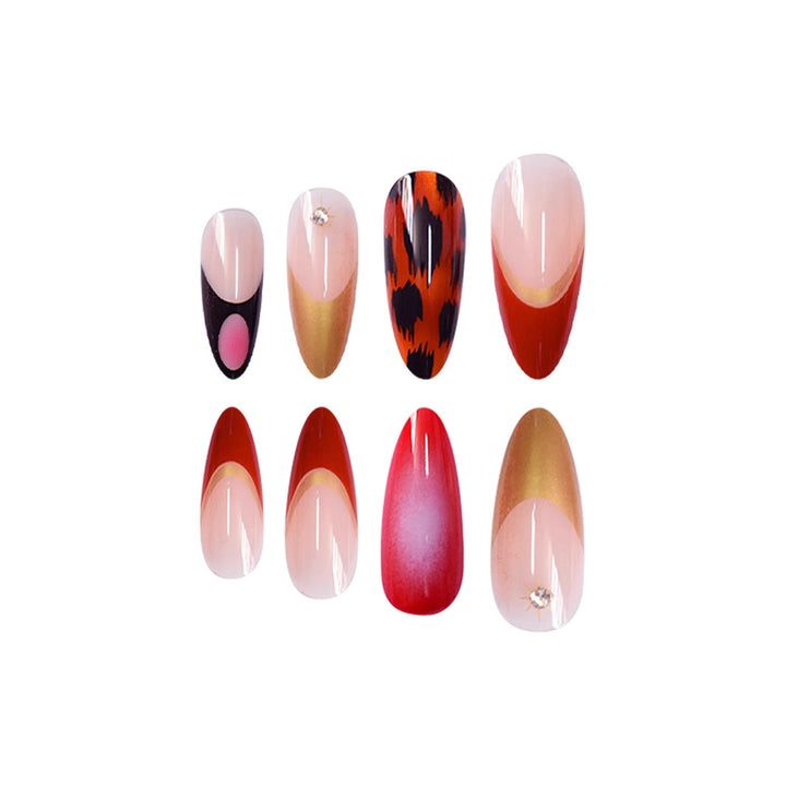 Artistic Stiletto Press-On Nail Designs Kalsten