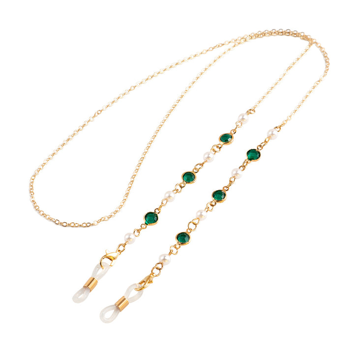 Pearl and Crystal Eyewear Chain Kalsten