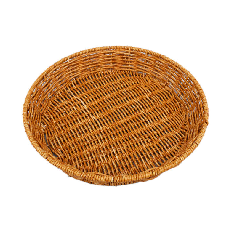 Leaf-Shaped Woven Serving Platter Kalsten