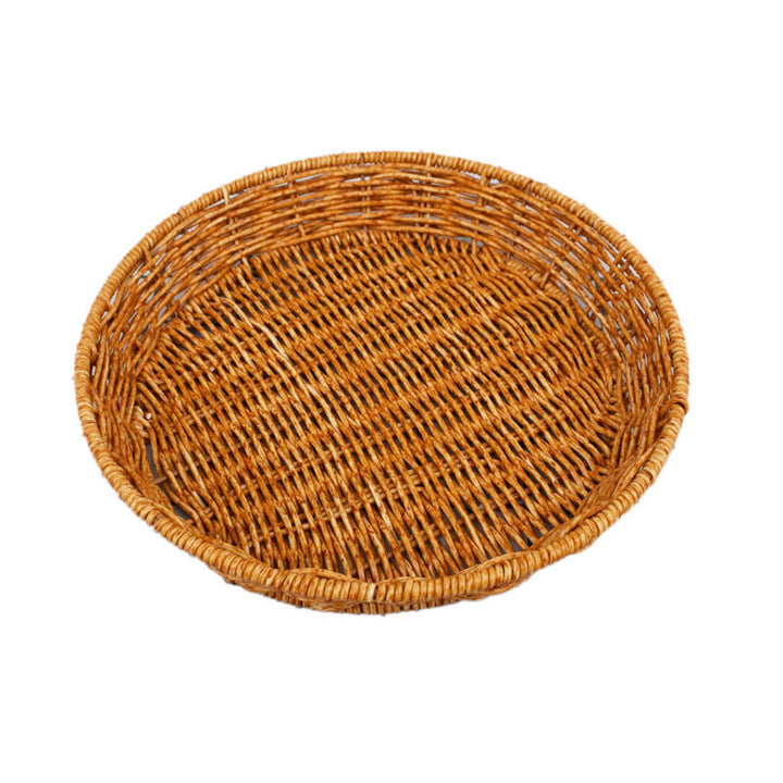 Leaf-Shaped Woven Serving Platter Kalsten