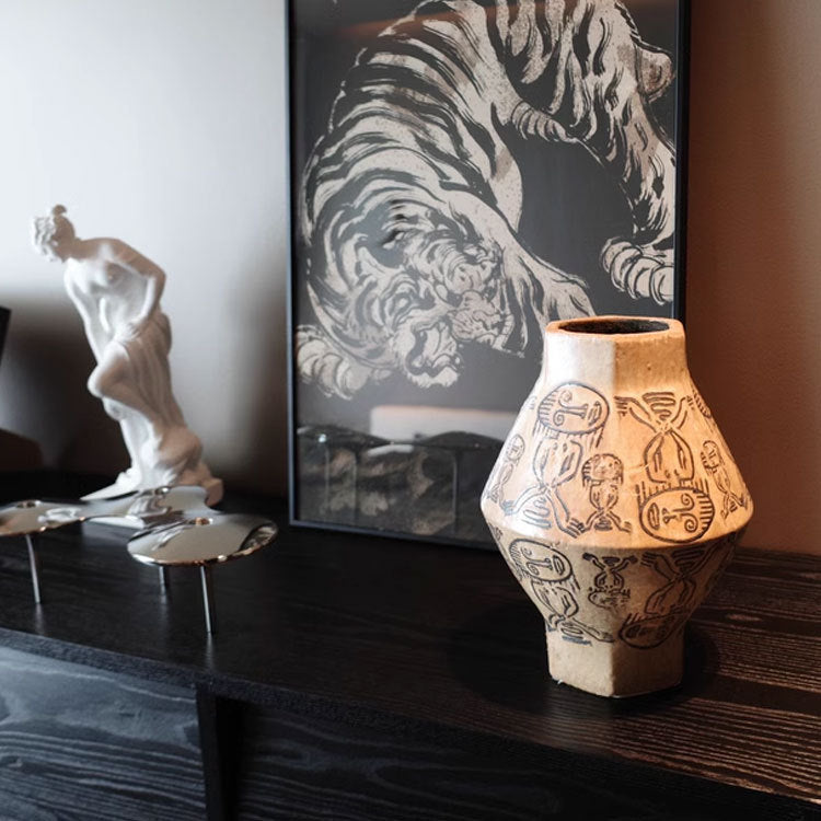 Artistic Handcrafted Ceramic Vase