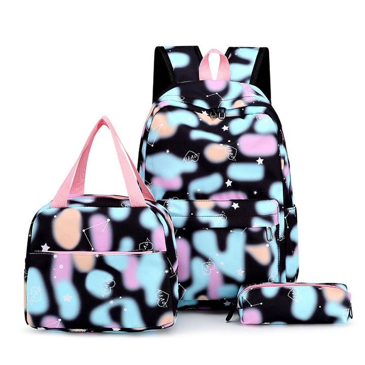 Colorful Multi-Piece Backpack Set Kalsten