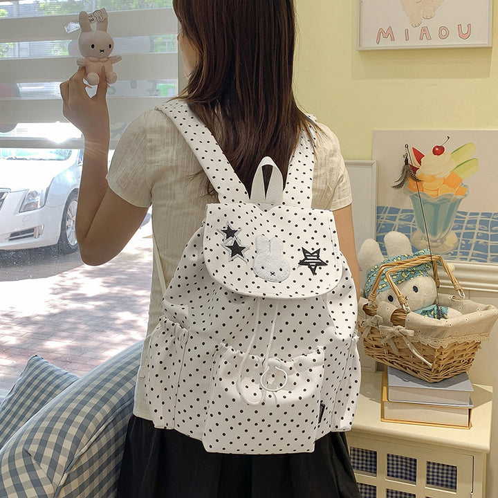 Playful Rabbit Embellished Backpack Kalsten