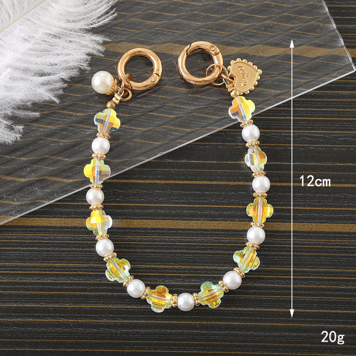 Chic Beaded Charm Keychain Kalsten
