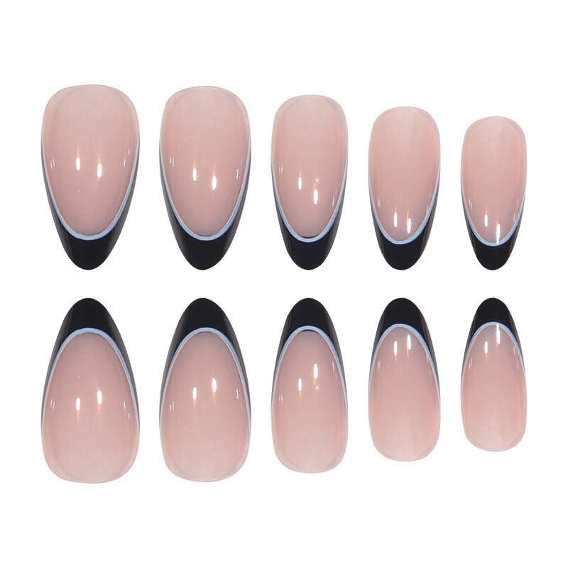 Elegant French Tip Nail Extensions Kalsten