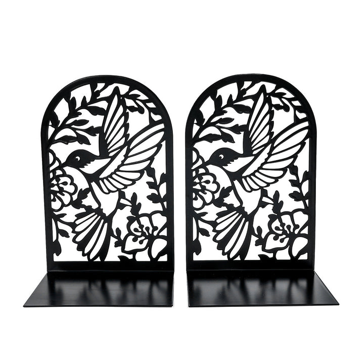 Decorative Metal Hummingbird Bookends