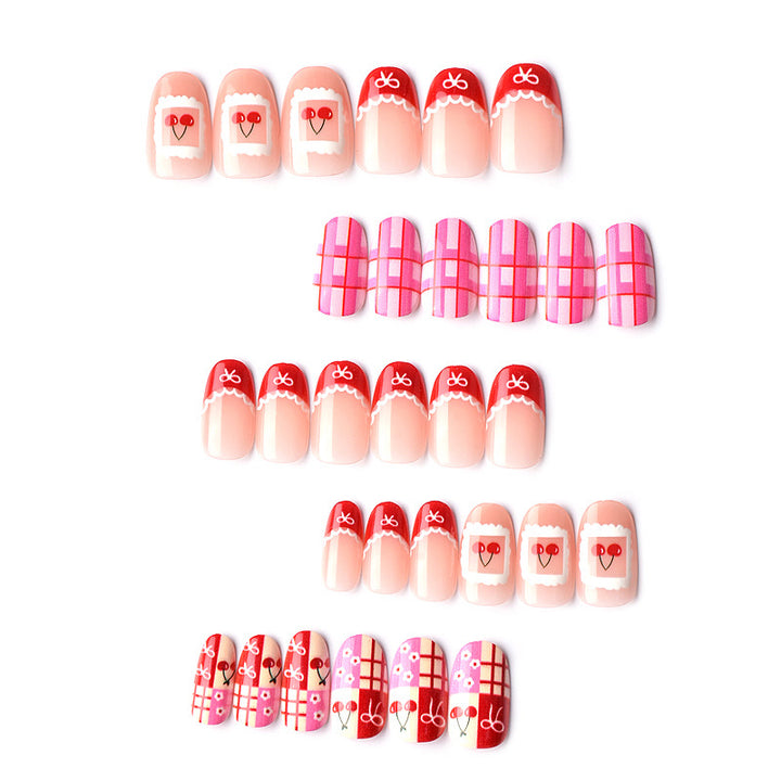Artistic Seasonal Themed Press-On Nail Art Kalsten
