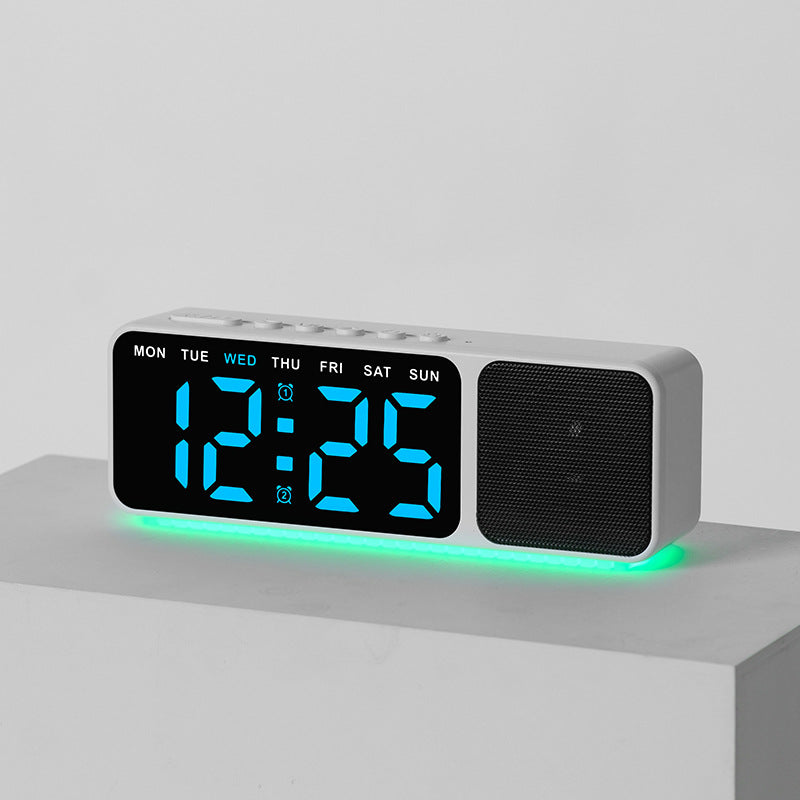 Digital LED alarm clock with multicolor lighting Kalsten