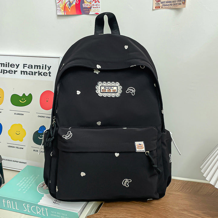 Stylish Floral-Embellished Backpack Kalsten