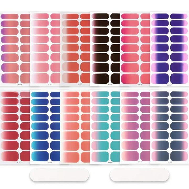 Gradient Gel Nail Wraps