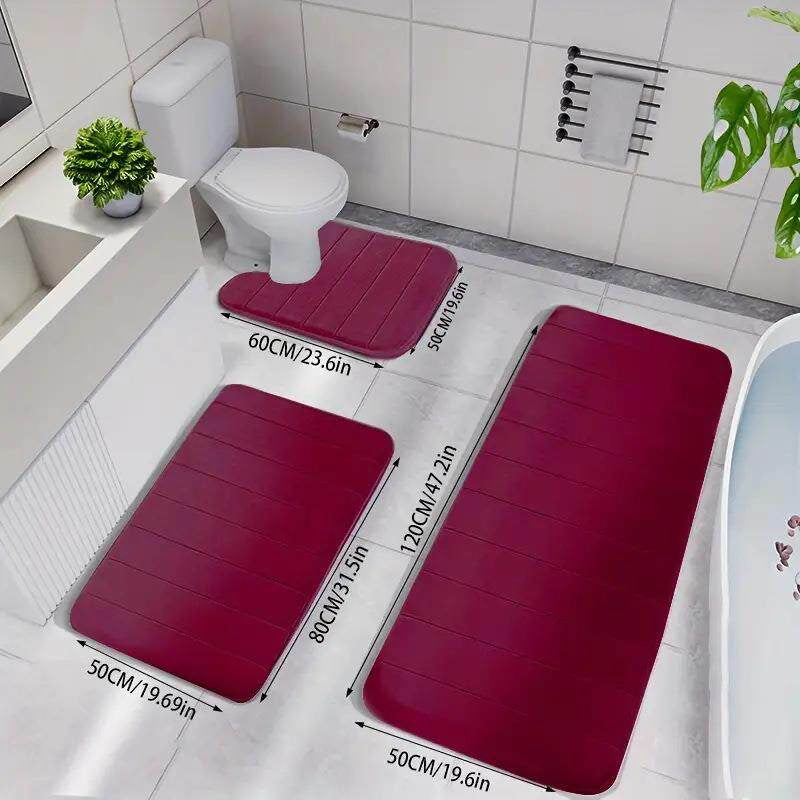 Non-Slip Bathroom Mat Set