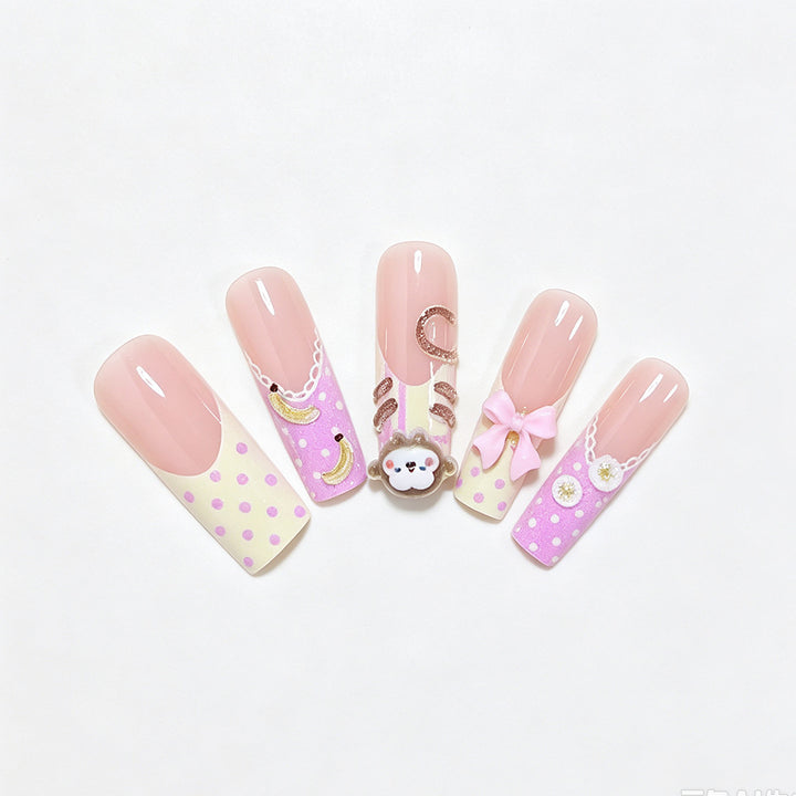 Playful Themed Cartoon Nail Art Tips Kalsten