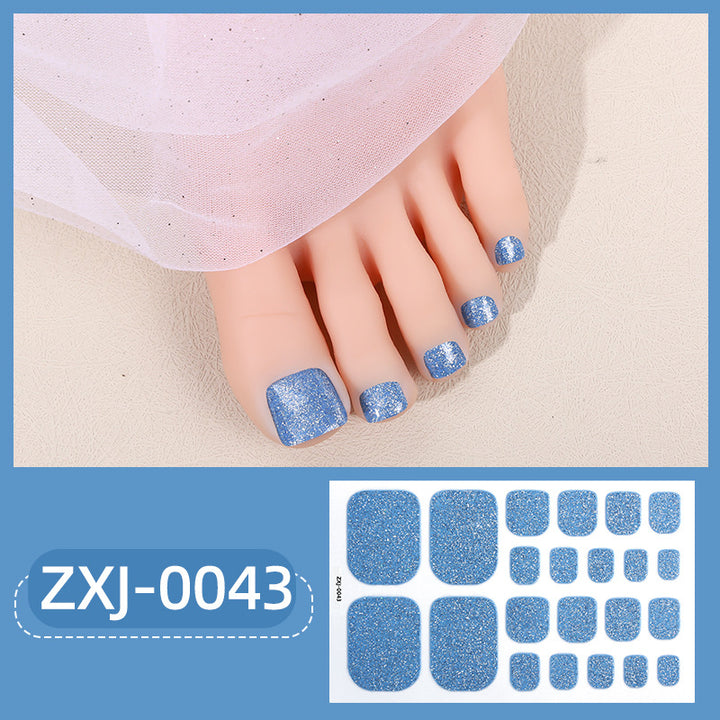 Glittery Toe Nail Wraps  1790954465