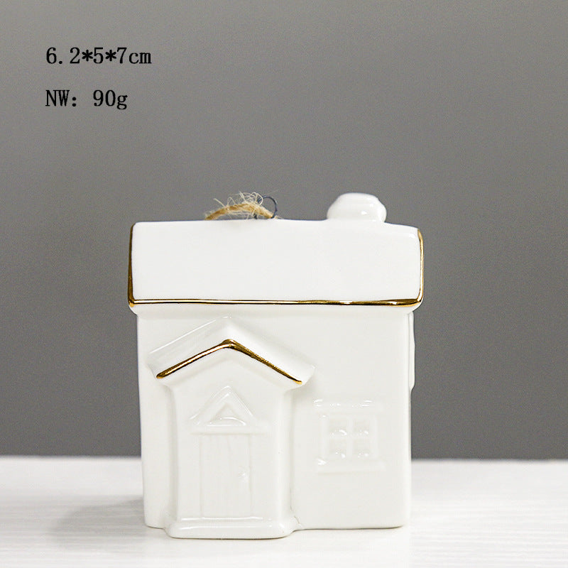 Decorative House-Shaped Ceramic Kalsten