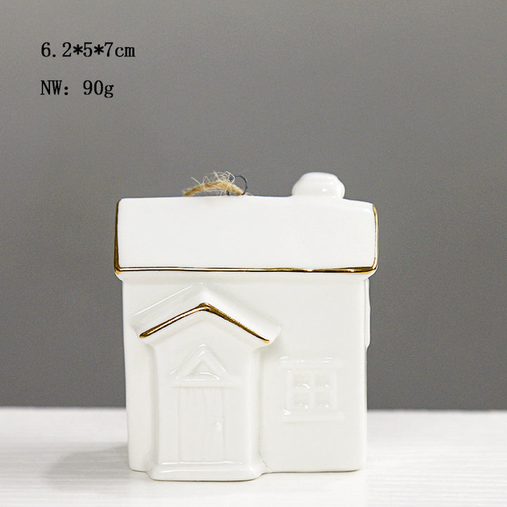 Decorative House-Shaped Ceramic Kalsten
