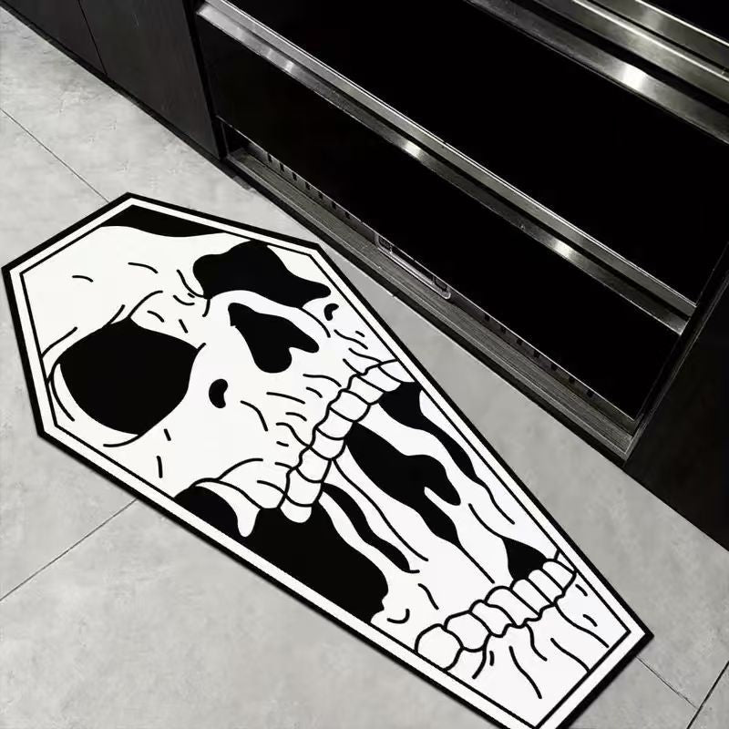 Skull-shaped Decorative Area Cotton