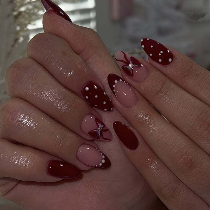 Artful nail designs with floral and geometric accents Kalsten
