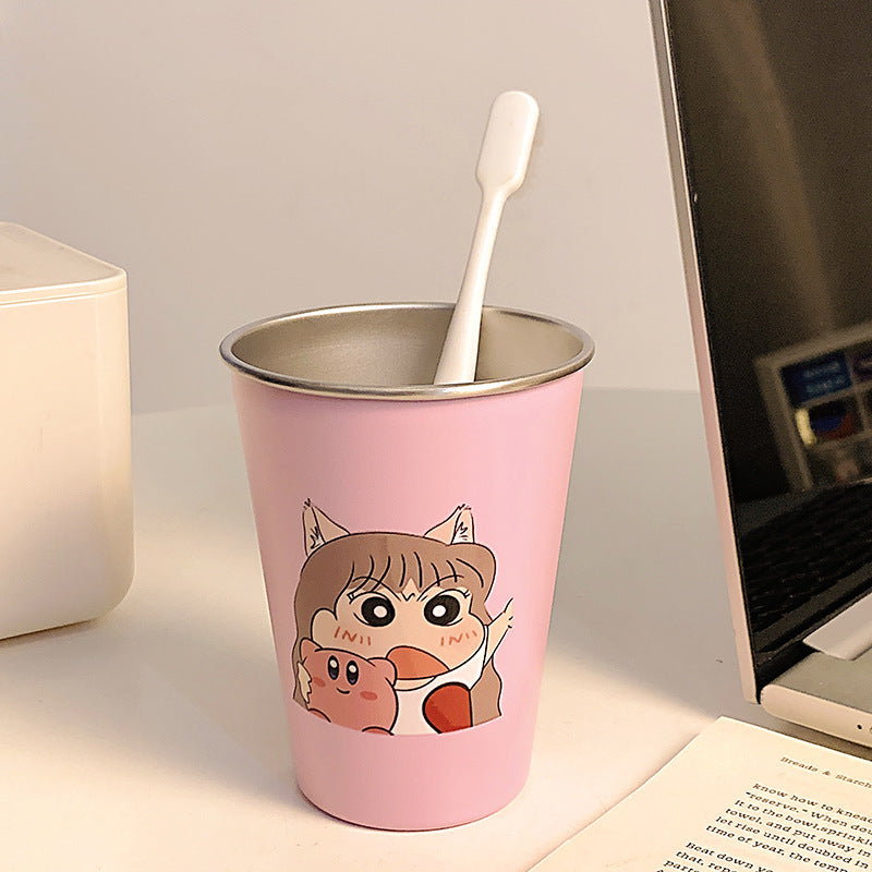 Stainless Steel Toothbrush Holder with Cute Cartoon Design Kalsten