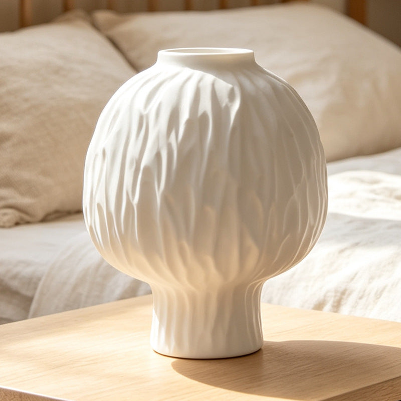 Textured Statement Decorative Vase Kalsten