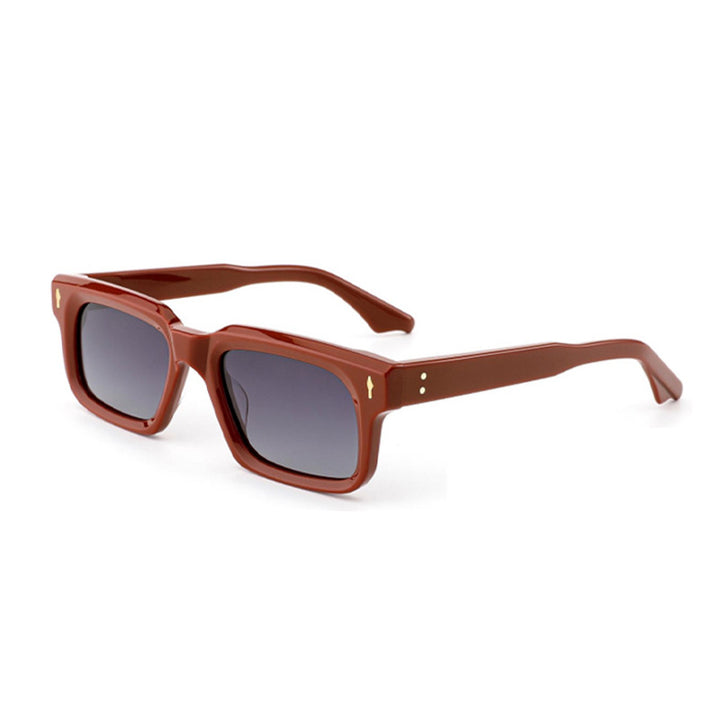 Ladies' fashionable sunglasses with clear frames and high-quality lenses Kalsten