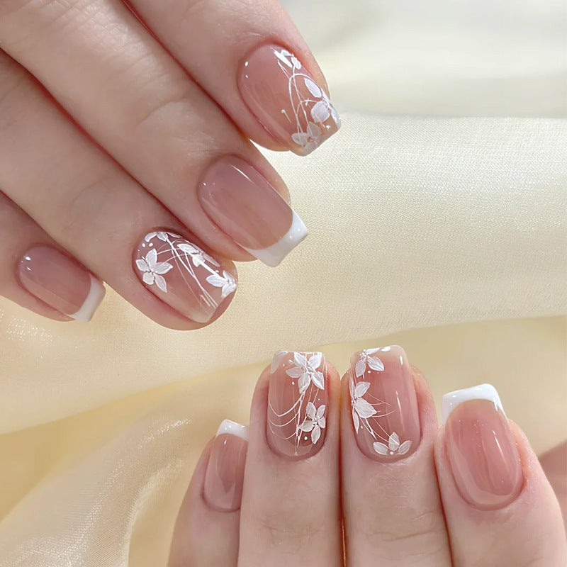 Ombre Press-On Nails with Glossy Finish Kalsten