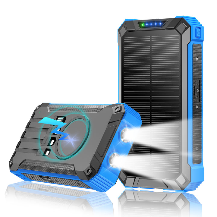 Solar and fast charging power bank with LED flashlight Kalsten