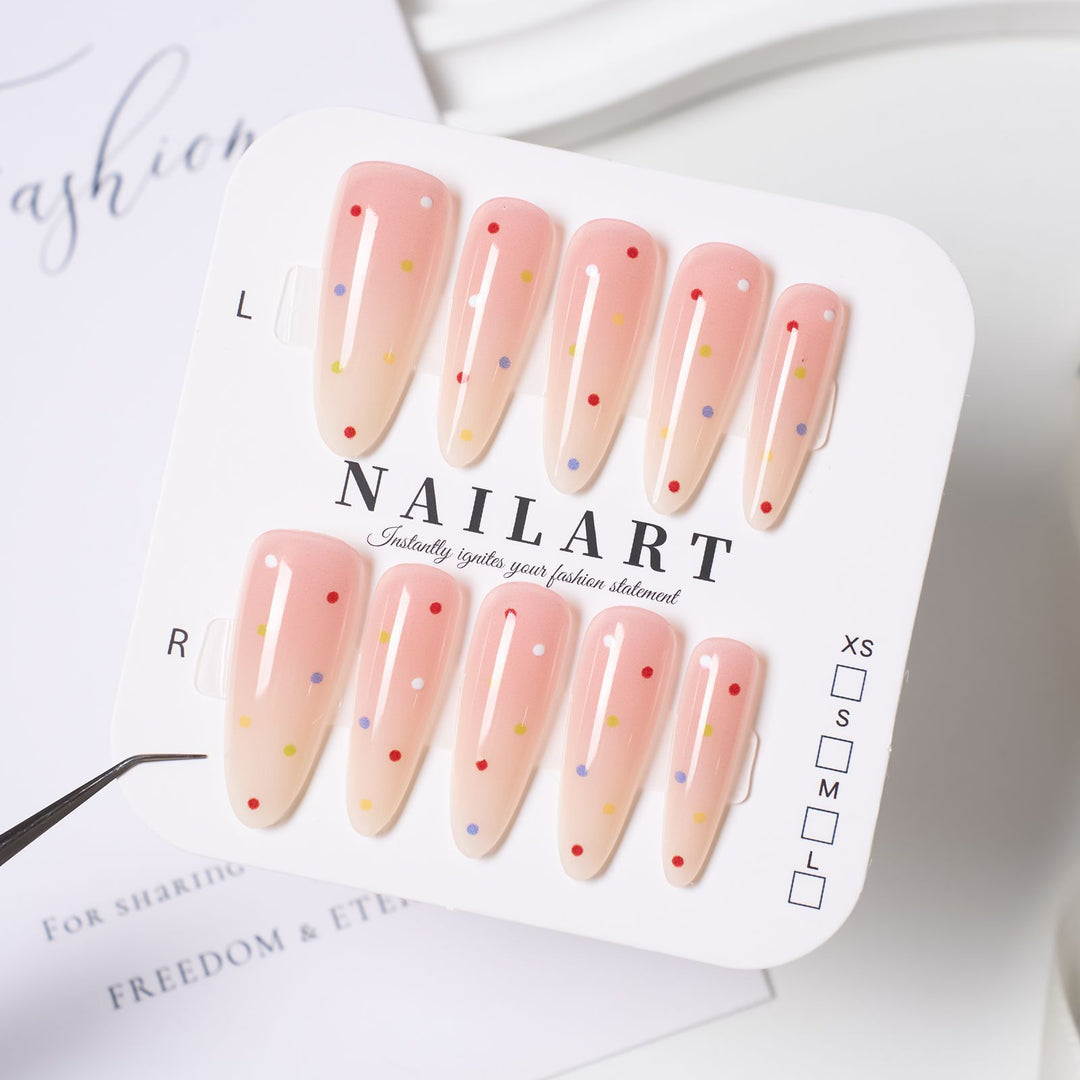 Press-On Nail Art Set with Elegant Leopard Design Kalsten