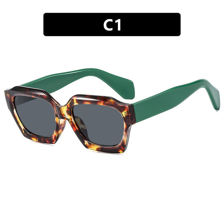 Women's fashionable sunglasses with distinctive geometric design and protective UV filter Kalsten