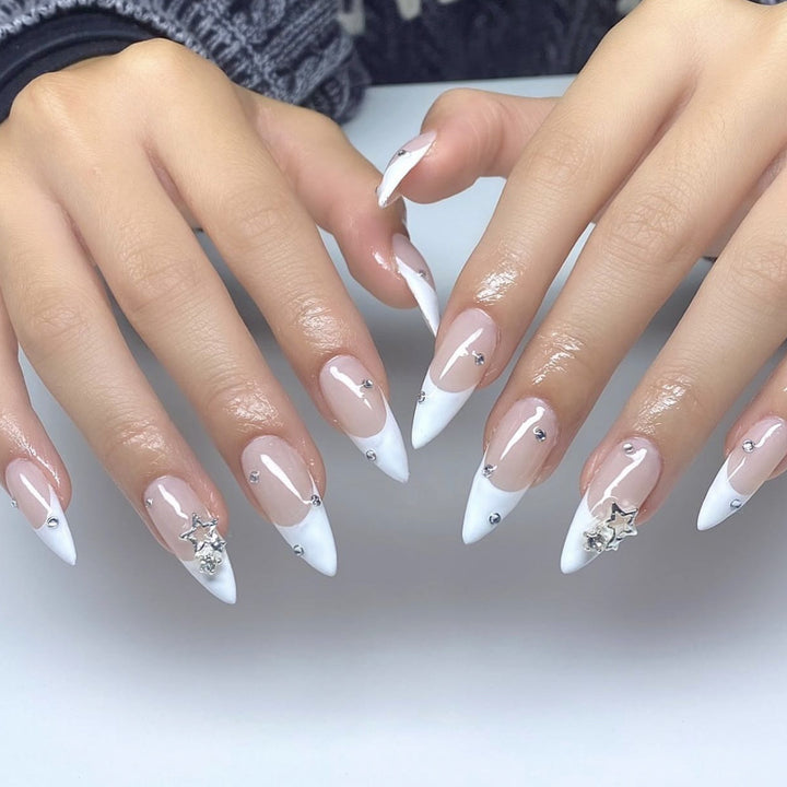 High-Gloss Stiletto Nail Art Kalsten