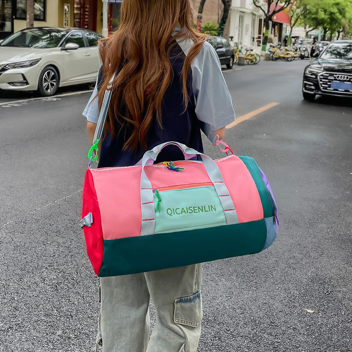 Sporty Fitness Duffel Bag with Multiple Compartments Kalsten