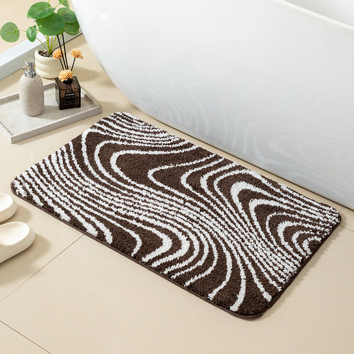 Soft Wave Pattern Bath Mat Kalsten
