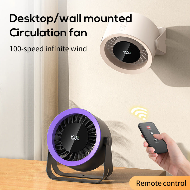 Unisex portable USB fan with integrated battery and LED battery indicator Kalsten