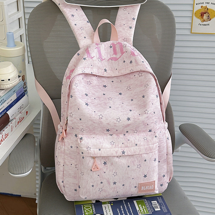 Stylish Lightweight Star-Patterned Backpack Kalsten