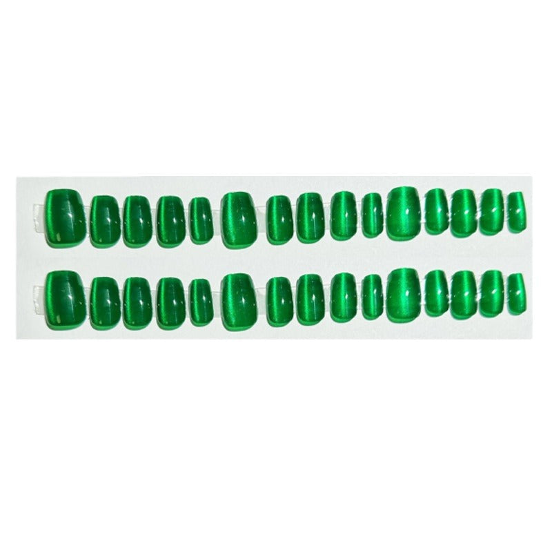 Glossy Press-On Nail Set with Elegant Design Kalsten