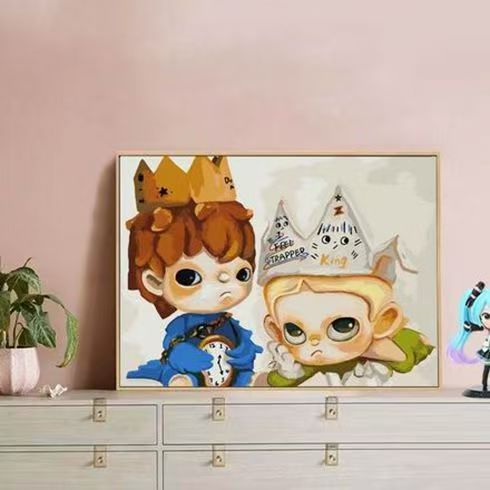 Playful Character Art Print Kalsten