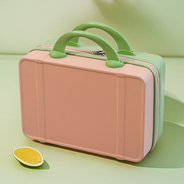 compact hard-shell cosmetic and travel vanity case with dual top handles Kalsten