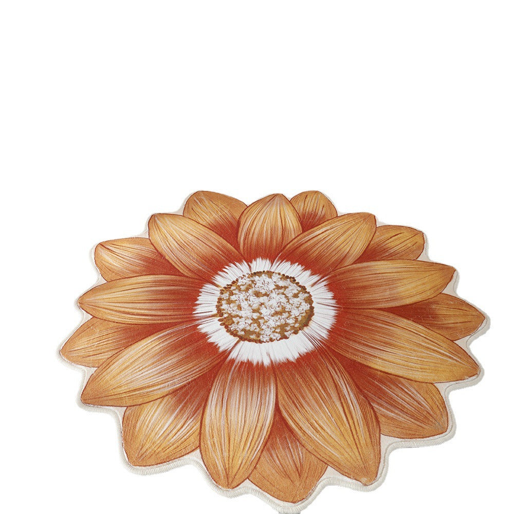 Floral Print Round Area Rug Kalsten