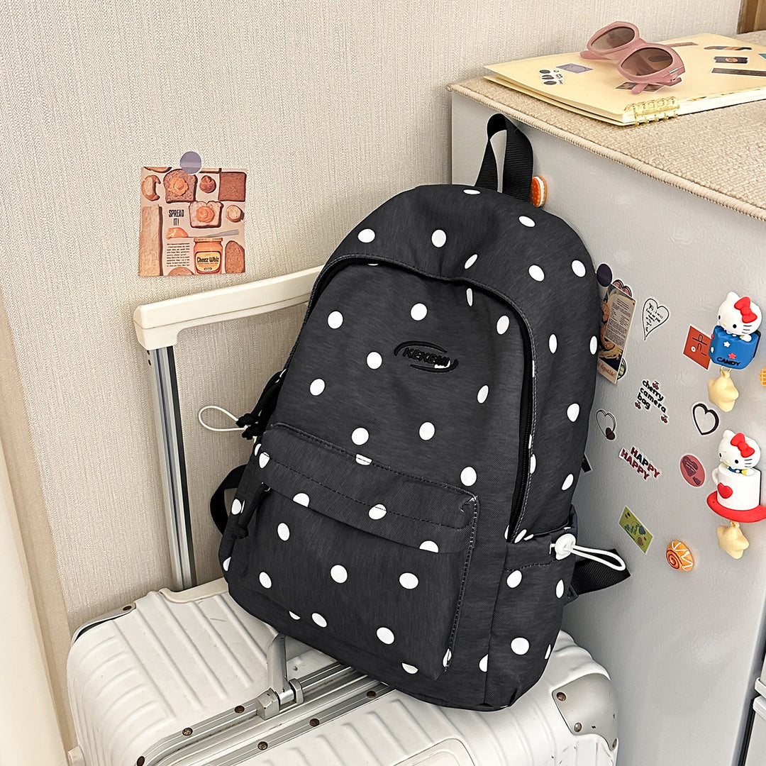 Cute Decorative Polka Dot Backpack Kalsten
