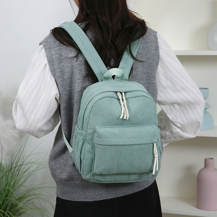 Corduroy Multi-Pocket Backpack Kalsten
