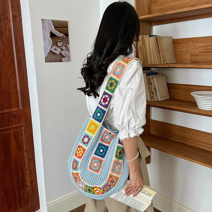 Crochet Patchrk Sling Bag Kalsten