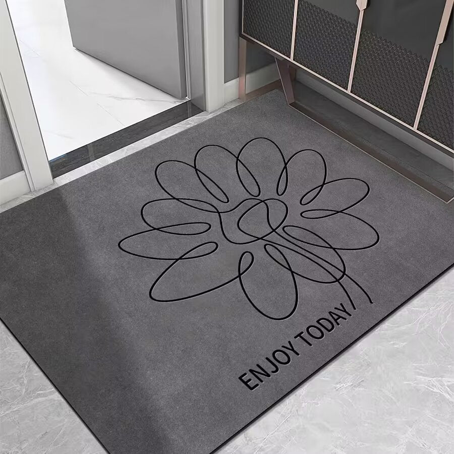 Decorative Motivational Area Rug Kalsten
