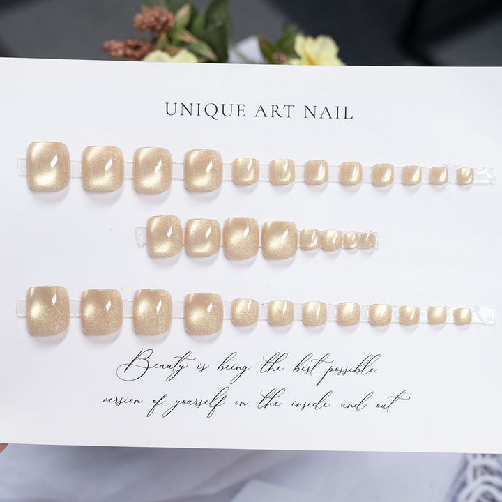 Elegant Metallic Nail Art