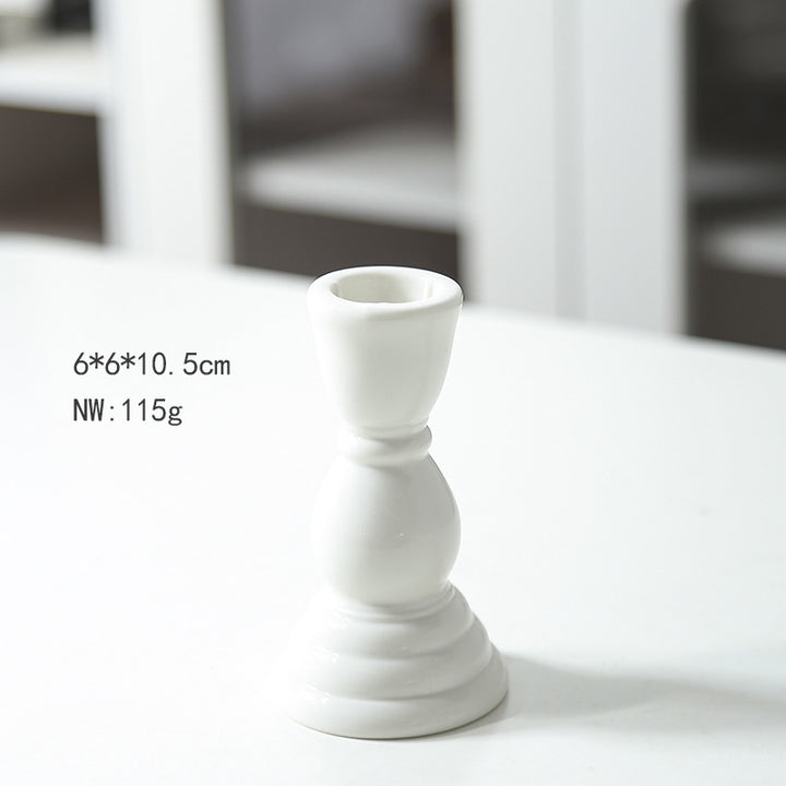Elegant Ceramic Candle Holder Kalsten