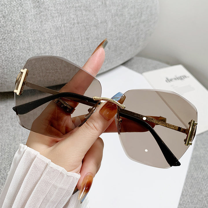 Women futuristic square sunglasses Kalsten