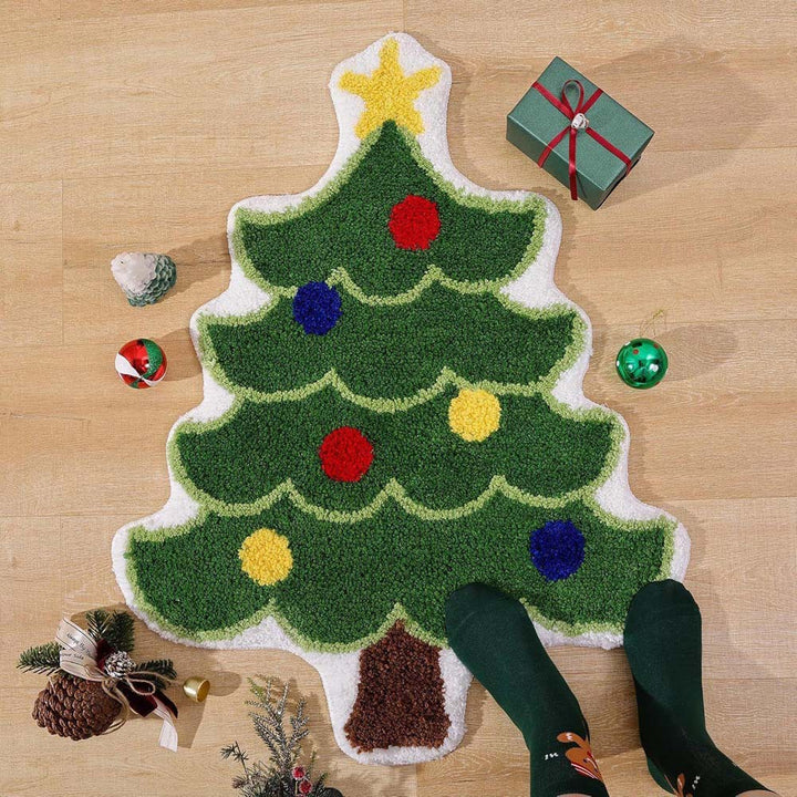 Whimsical Gnome Design Bath Mat