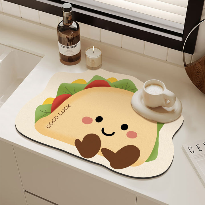 Cute Cartoon Sandwich Mat