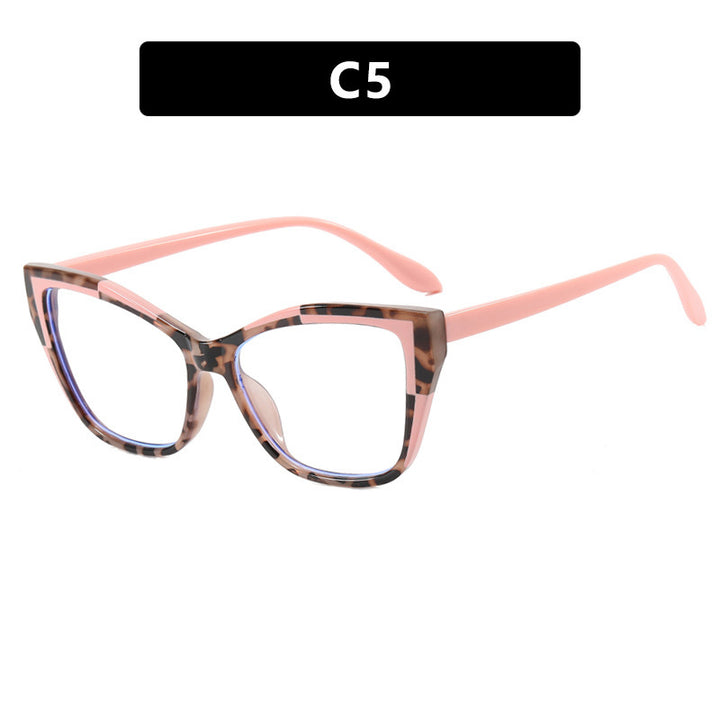 Women's Fashion Cat-Eye Glasses with Transparent Frame Kalsten