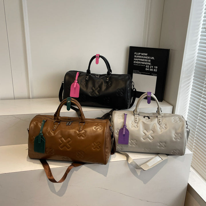 Premium Leather Travel Duffle Bag Kalsten