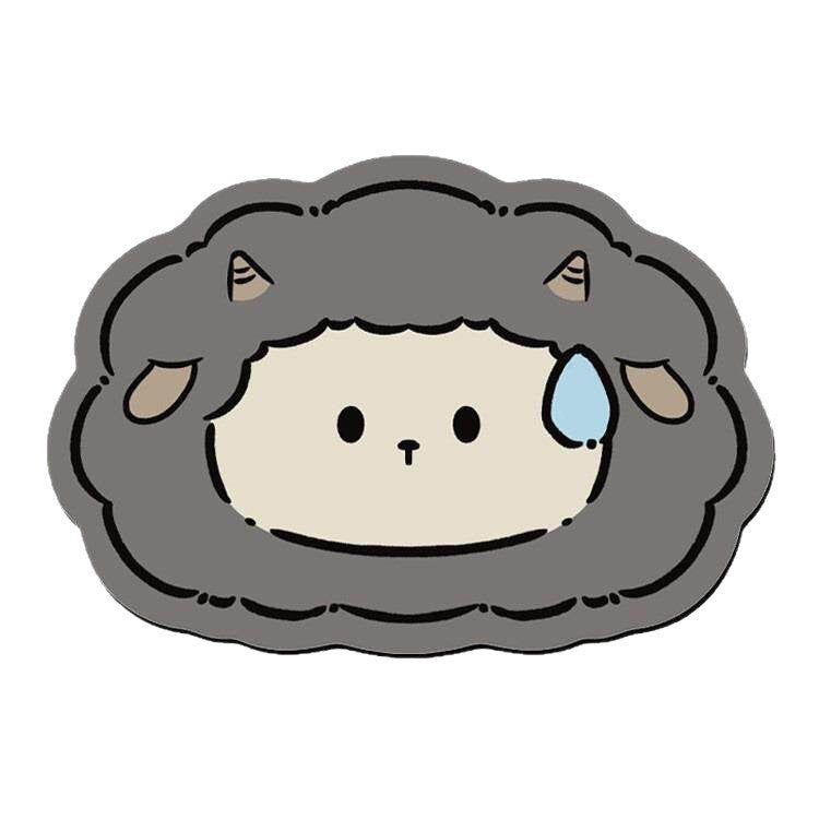 Cute Cat-Themed Bath Mat Kalsten