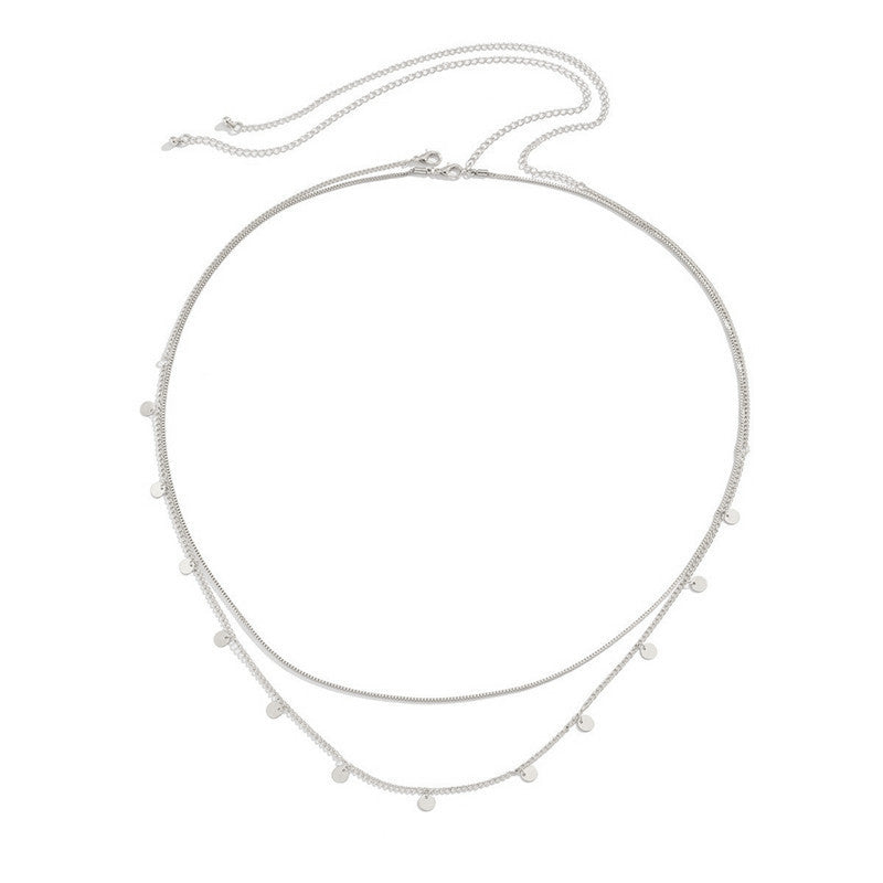 Layered Disc Necklace Kalsten